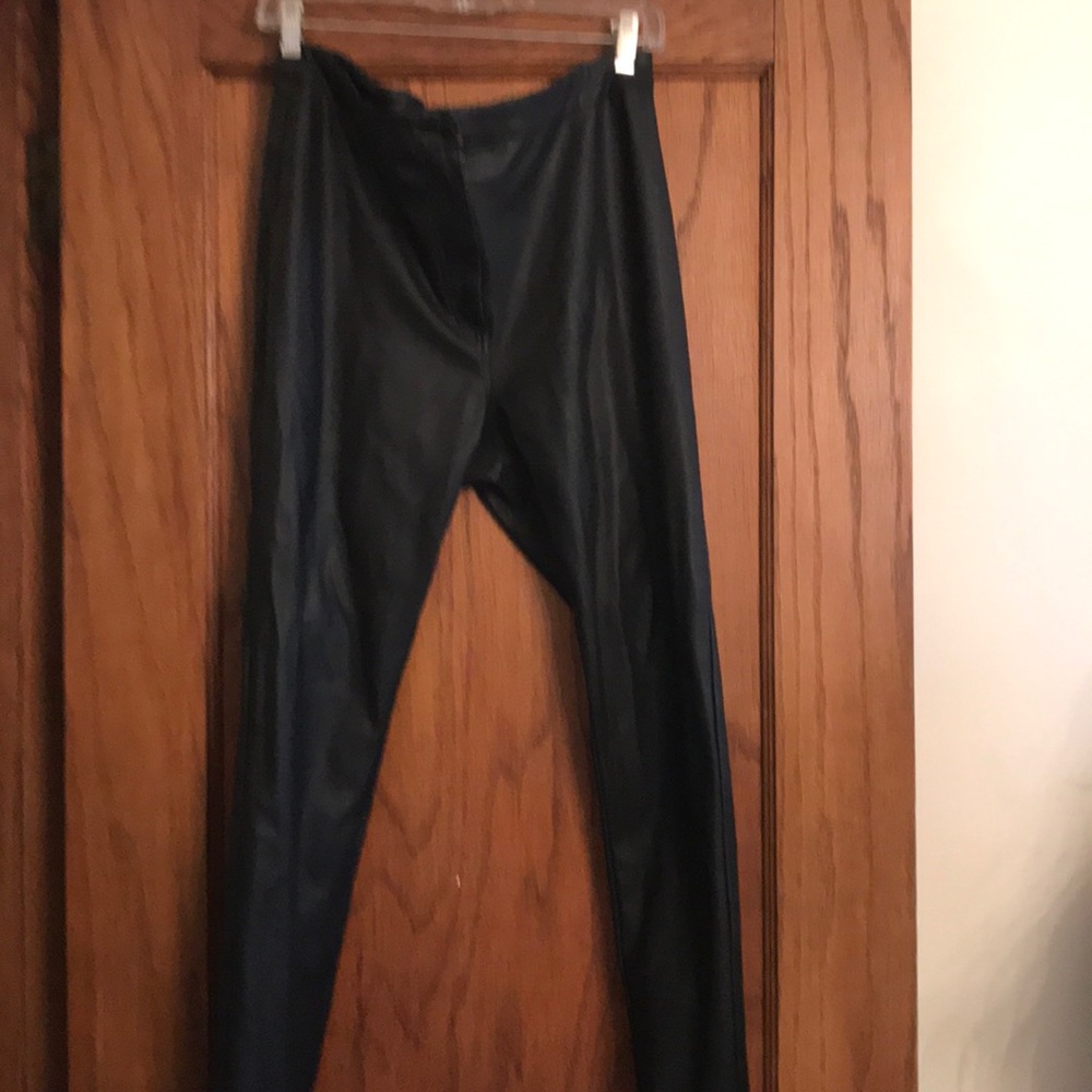 faux leather pants